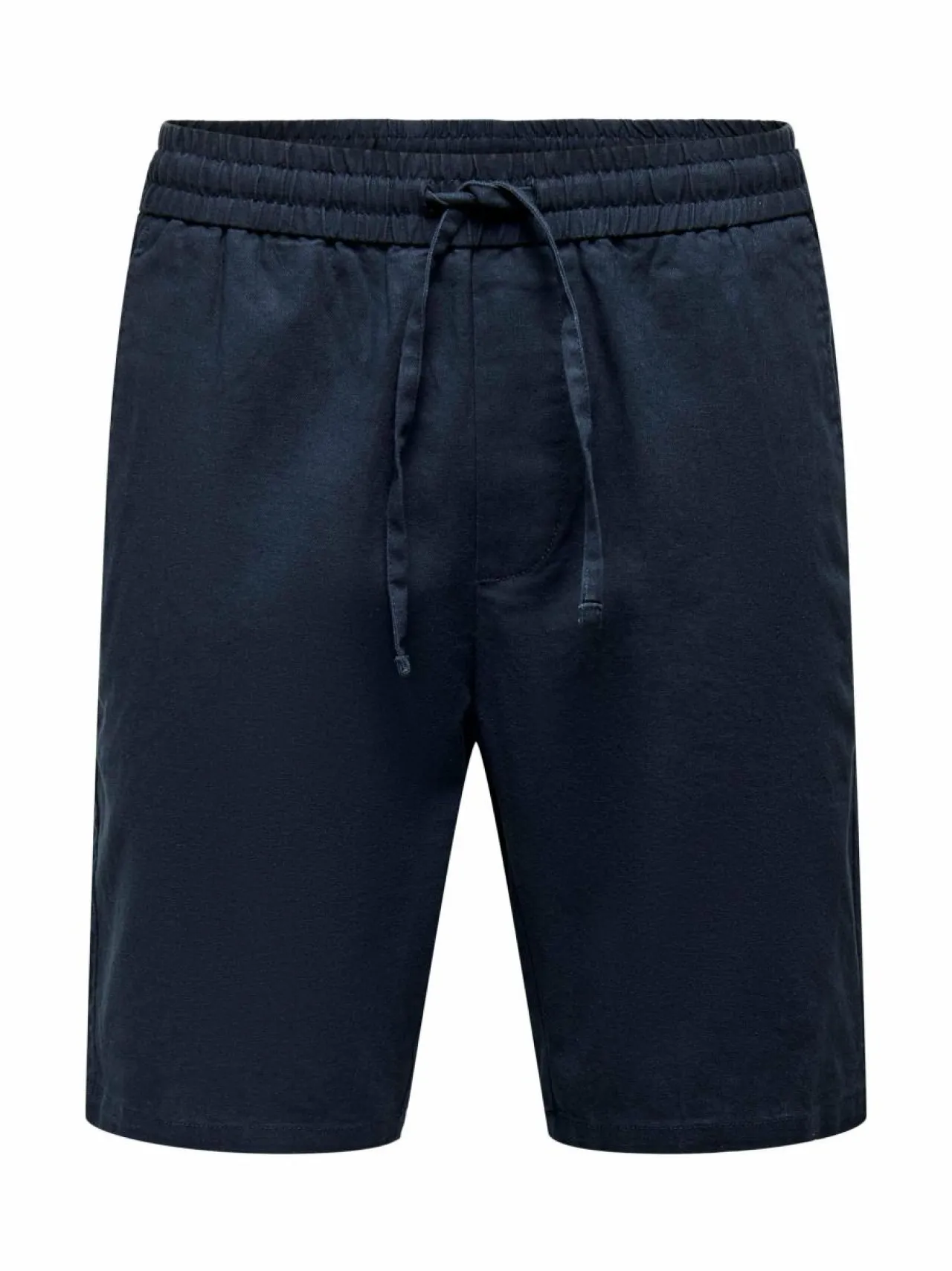 Housut<Only & Sons OnsLinus- puuvilla-pellavashortsit DARK NAVY