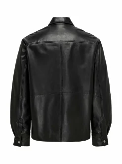 Takit<Only & Sons OnsReal-nahkatakki BLACK