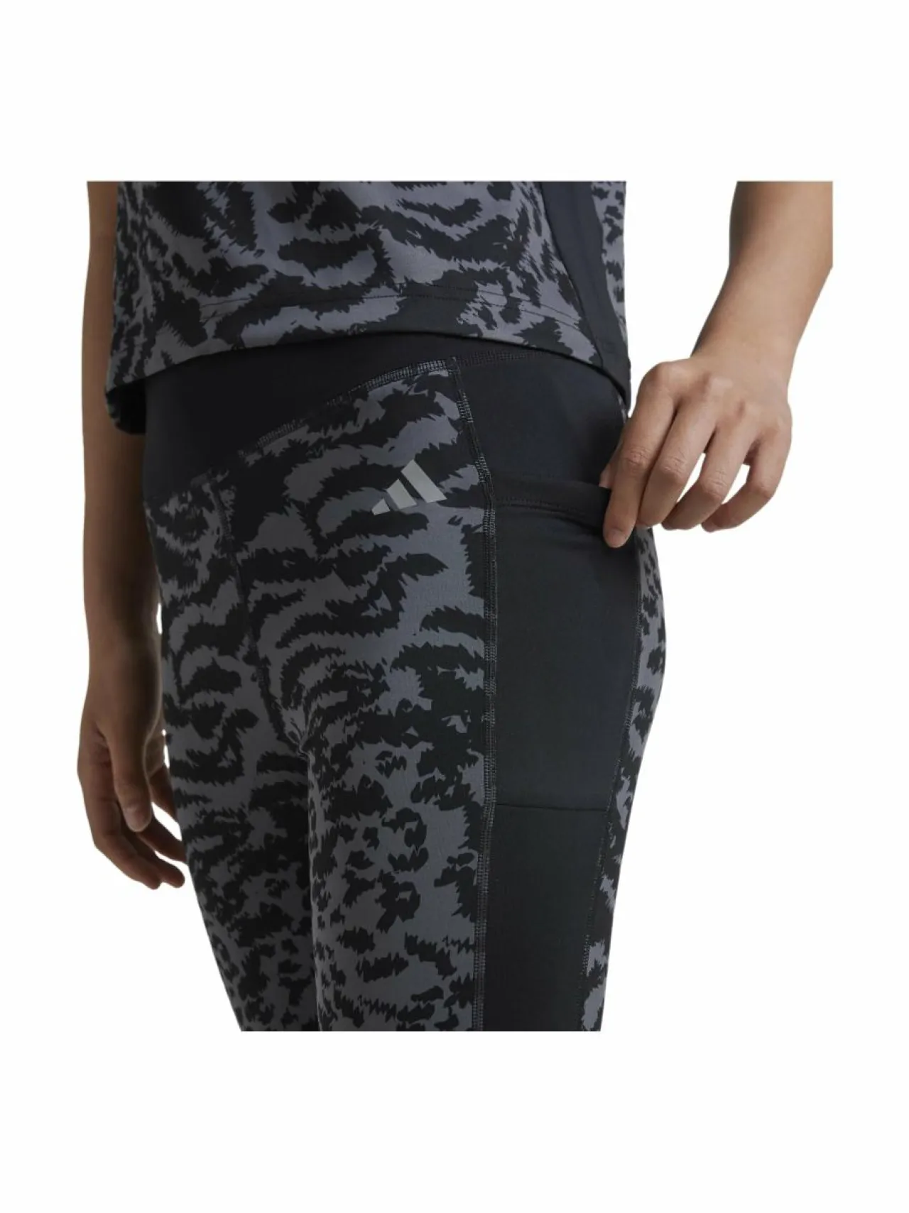 Housut & Jumpsuitit<adidas Performance Optime-treenitrikoot GREFIV/BLACK/REFSIL