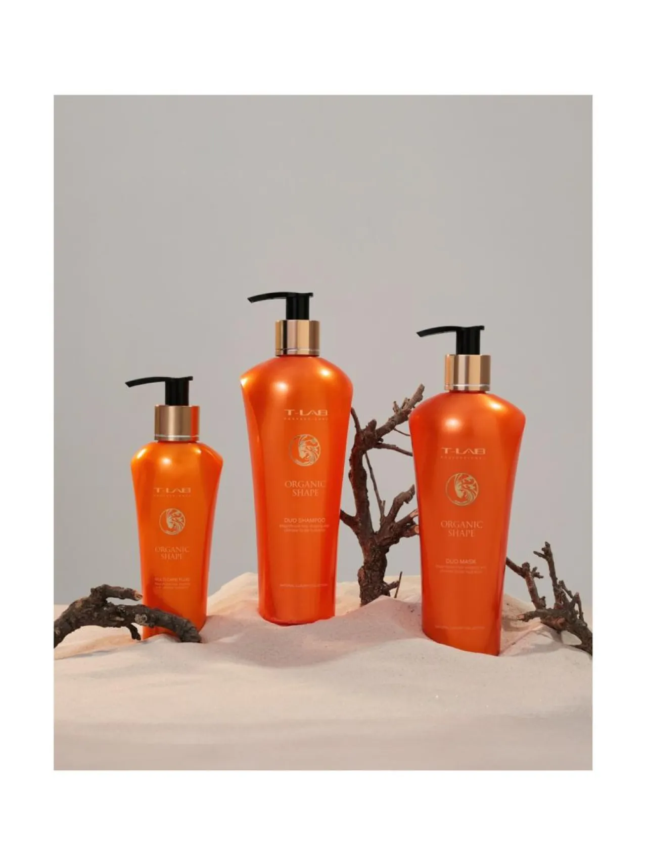 Hiustenhoito<T-LAB Professional Organic Shape Duo Mask - hoitonaamio kiharille hiuksille 300ml