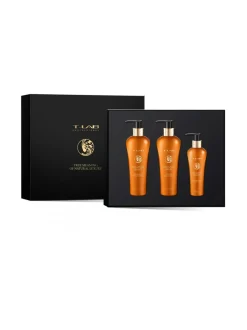 T-LAB Professional Organic Shape Ritual Set - lahjapakkaus kiharille hiuksille 3 tuotetta^ Lahjapakkaukset