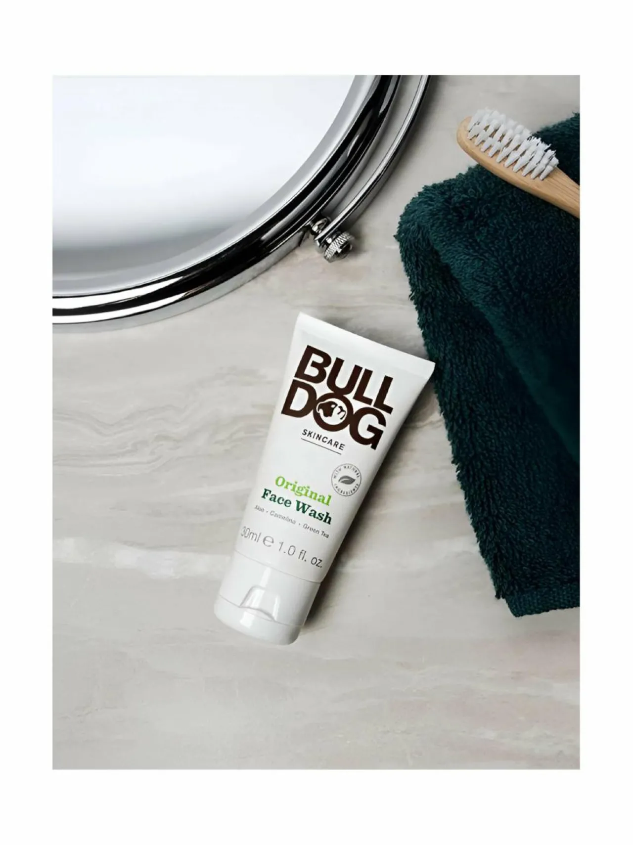 Miehet<Bulldog Natural Skincare Original Face Wash -puhdistusaine, 30 ml