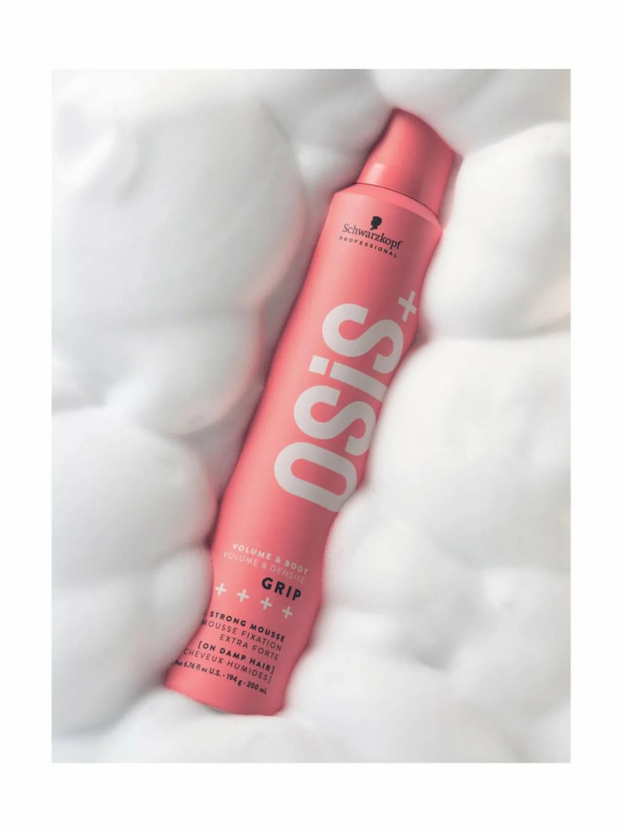 Muotoilu & Viimeistely<Schwarzkopf Professional OSiS+ Grip Extra Strong Mousse -muotovaahto, 200ml