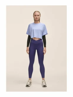 Urheiluhousut & Treenitrikoot<Casall Overlap High Waist -treenitrikoot 584 PURPLE ECLIPSE