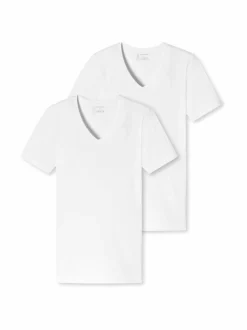 Schiesser 2-pack V-neck -paita^ Alusasut