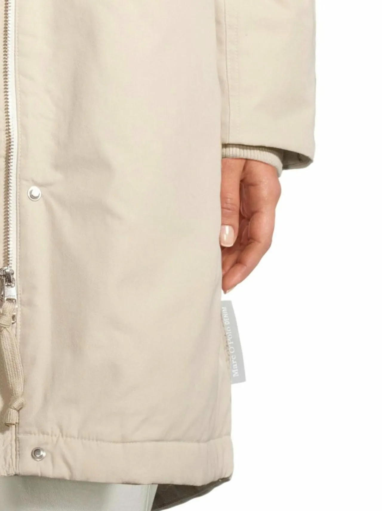 Takit<Marc O'Polo Padded Cotton -parkatoppatakki 2343 PURE CASHMERE
