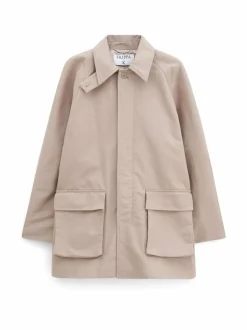 Takit<Filippa K Padded Patch Pocket -takki 181 KHAKI BEIGE