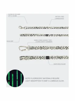 Kaulapannat Ja Talutushihnat<PAIKKA Glow Leash 2.0 WHITE