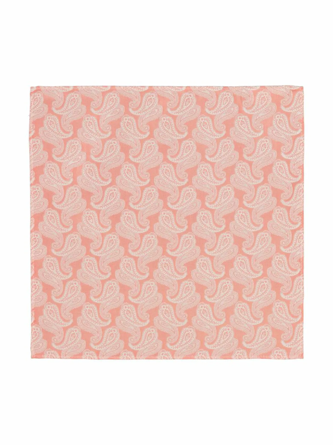 Solmiot & Asusteet<Stockholm Kravatt Paisley-silkkitaskuliina L24G SALMON