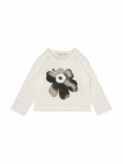 Marimekko Paja Akvarelli Unikko Logo I -trikoopaita^ Pitkähihaiset Trikoopaidat