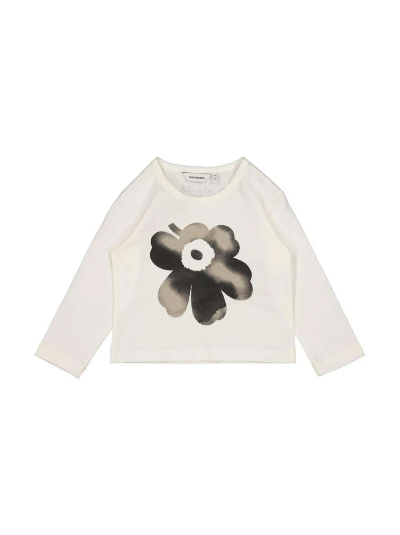 Marimekko Paja Akvarelli Unikko Logo I -trikoopaita^ Pitkähihaiset Trikoopaidat