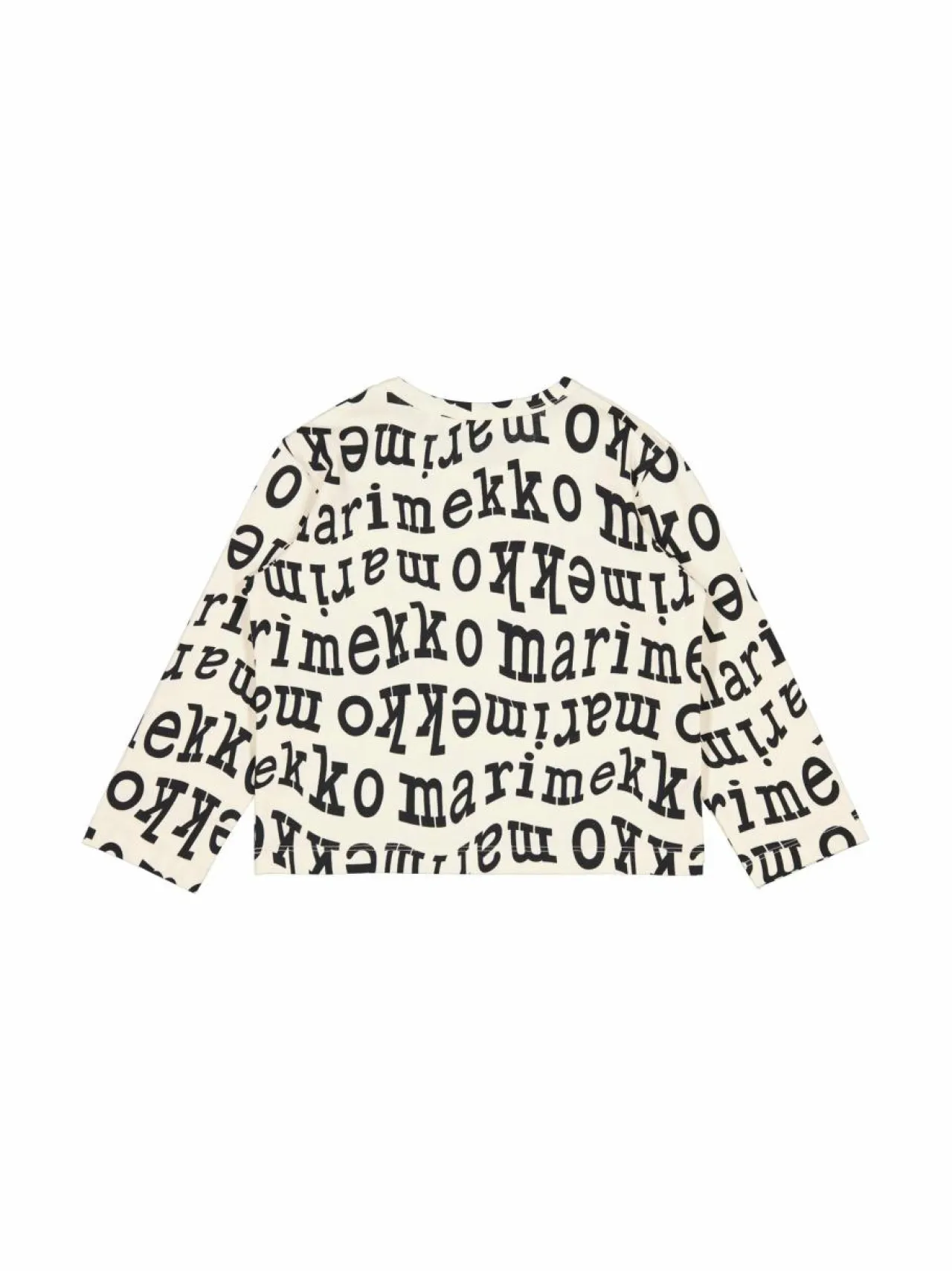 Marimekko Paja Logo -trikoopaita^ Pitkähihaiset Trikoopaidat