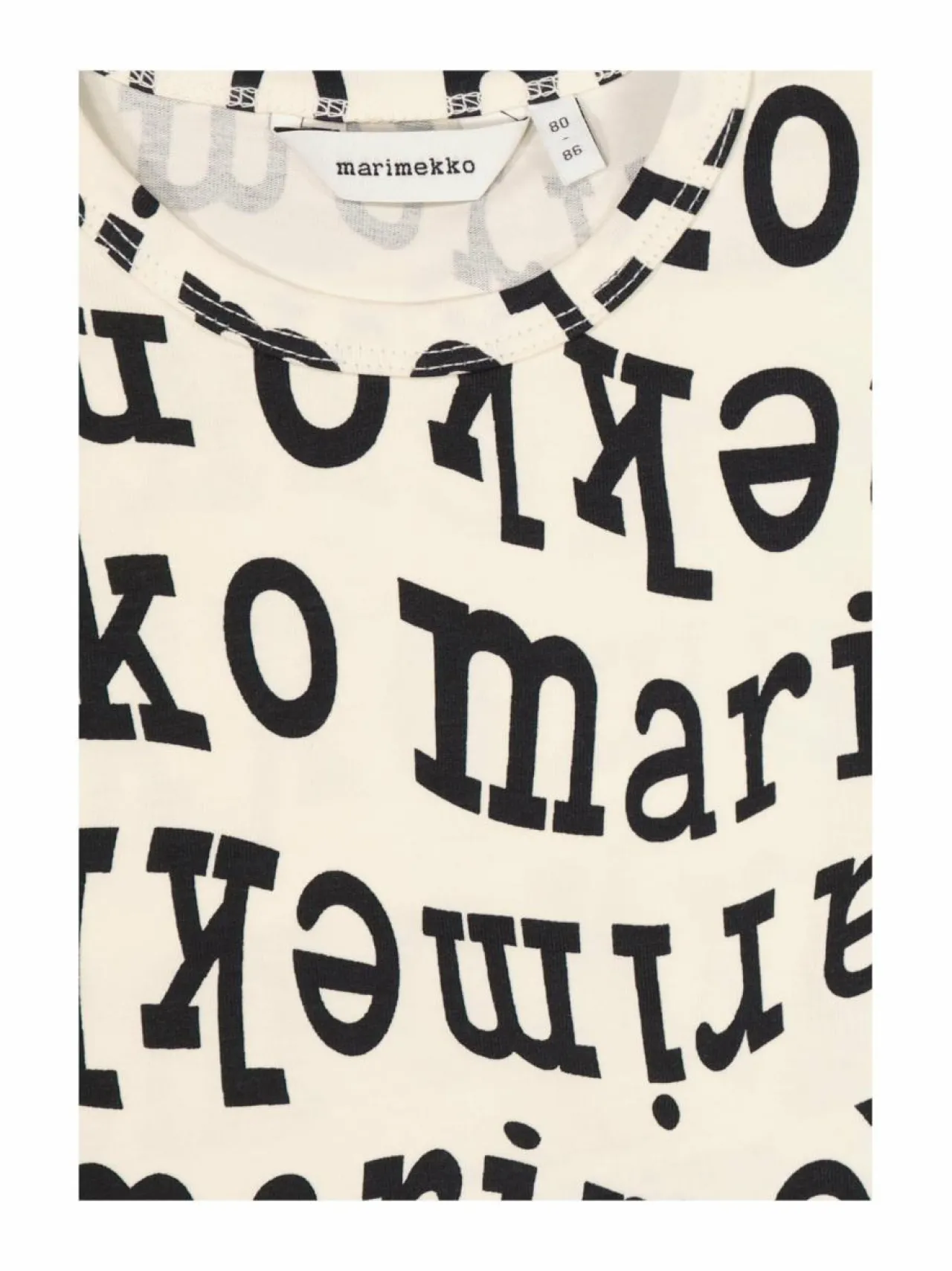 Marimekko Paja Logo -trikoopaita^ Pitkähihaiset Trikoopaidat