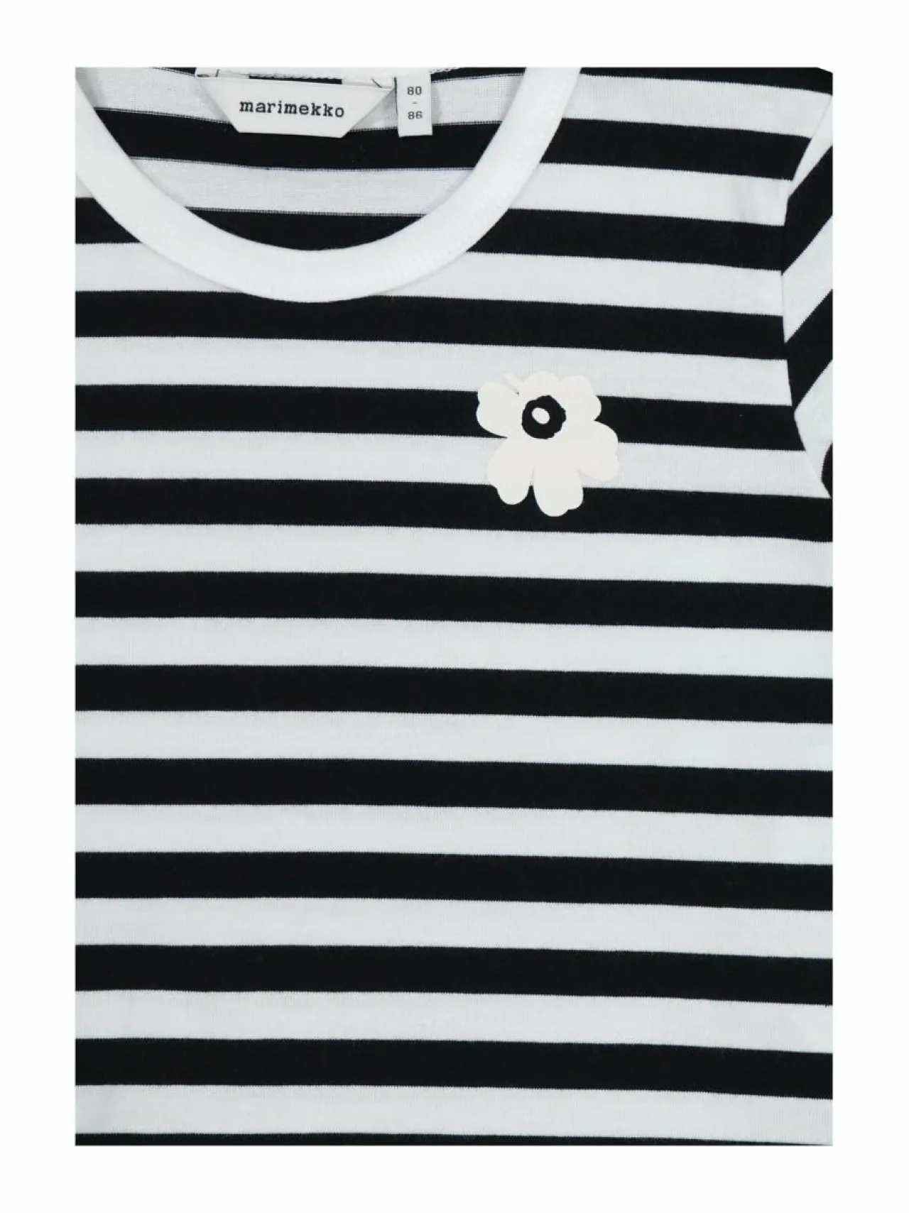 Marimekko Paja Tasaraita Unikko -trikoopaita^ Pitkähihaiset Trikoopaidat