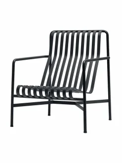 Puutarhakalusteet & Pehmusteet<HAY Palissade Lounge Chair High -lepotuoli 73 x 92 cm ANTHRACITE (HIILENHARMAA)