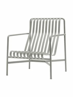 Puutarhakalusteet & Pehmusteet<HAY Palissade Lounge Chair High -lepotuoli 73 x 92 cm SKY GREY (HARMAA)