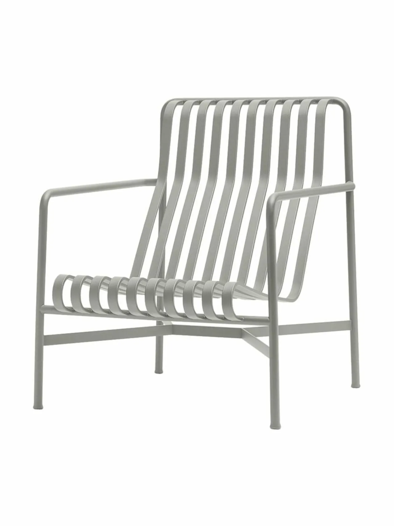 Puutarhakalusteet & Pehmusteet<HAY Palissade Lounge Chair High -lepotuoli 73 x 92 cm SKY GREY (HARMAA)