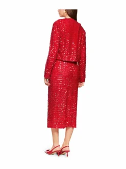 Bleiserit & Jakut<Marc Cain Paljettijakku 282 RED