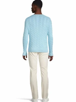 Neuleet<Polo Ralph Lauren Palmikkoneule SKY GMD