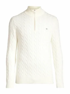 Neuleet<GANT Palmikkoneule 130 CREAM