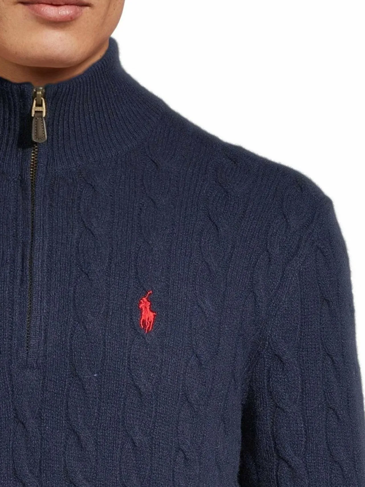 Polo Ralph Lauren Palmikkoneule villa-kashmirsekoitteesta^ Neuleet