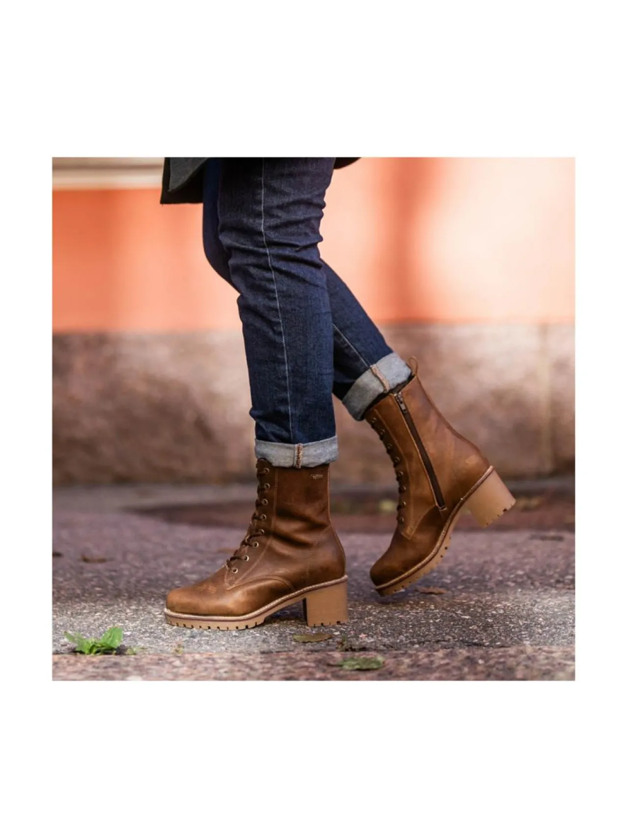 Nilkkurit<Pomar PALSA Naisten korolliset GORE-TEX® talvinilkkurit OAK PULL-UP TERRA/WARM L