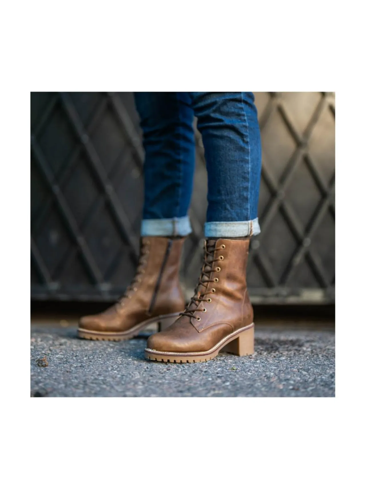 Nilkkurit<Pomar PALSA Naisten korolliset GORE-TEX® talvinilkkurit OAK PULL-UP TERRA/WARM L