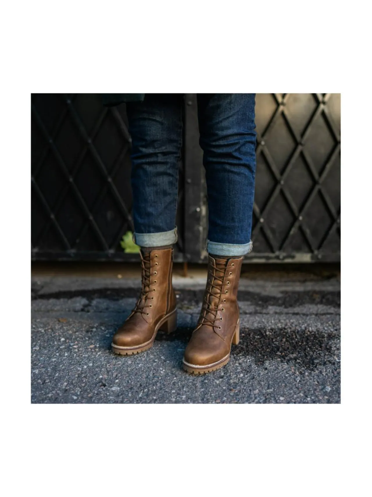 Nilkkurit<Pomar PALSA Naisten korolliset GORE-TEX® talvinilkkurit OAK PULL-UP TERRA/WARM L