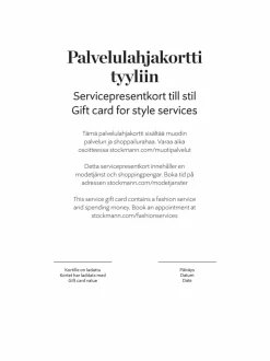 Stockmann Palvelulahjakortti tyyliin^ Lahjakortit