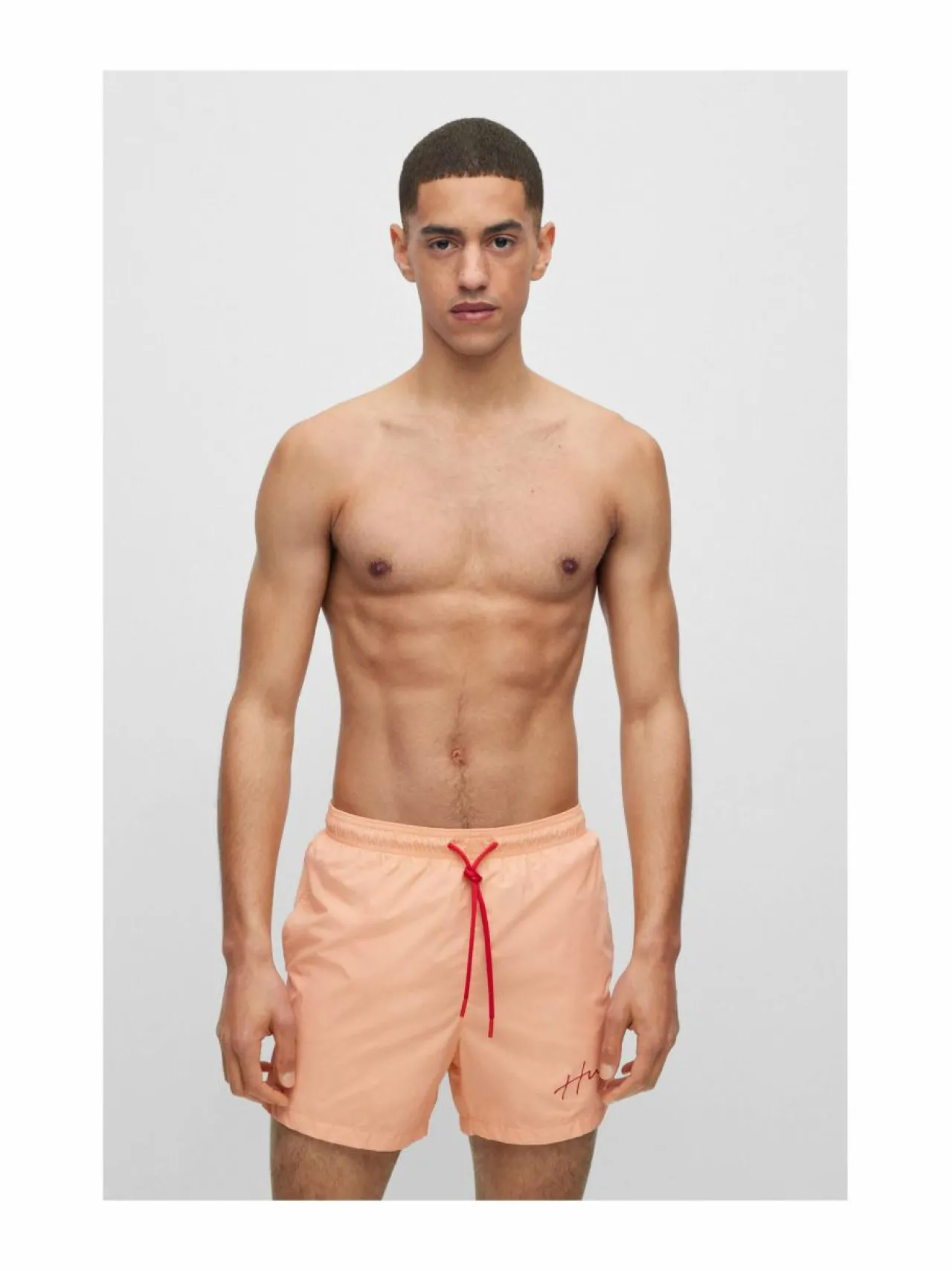 Uimahousut<HUGO Paol-uimashortsit 630 LIGHT/PASTEL RED