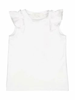 T-Paidat<MINGNELIN Party-frillapaita 000 WHITE