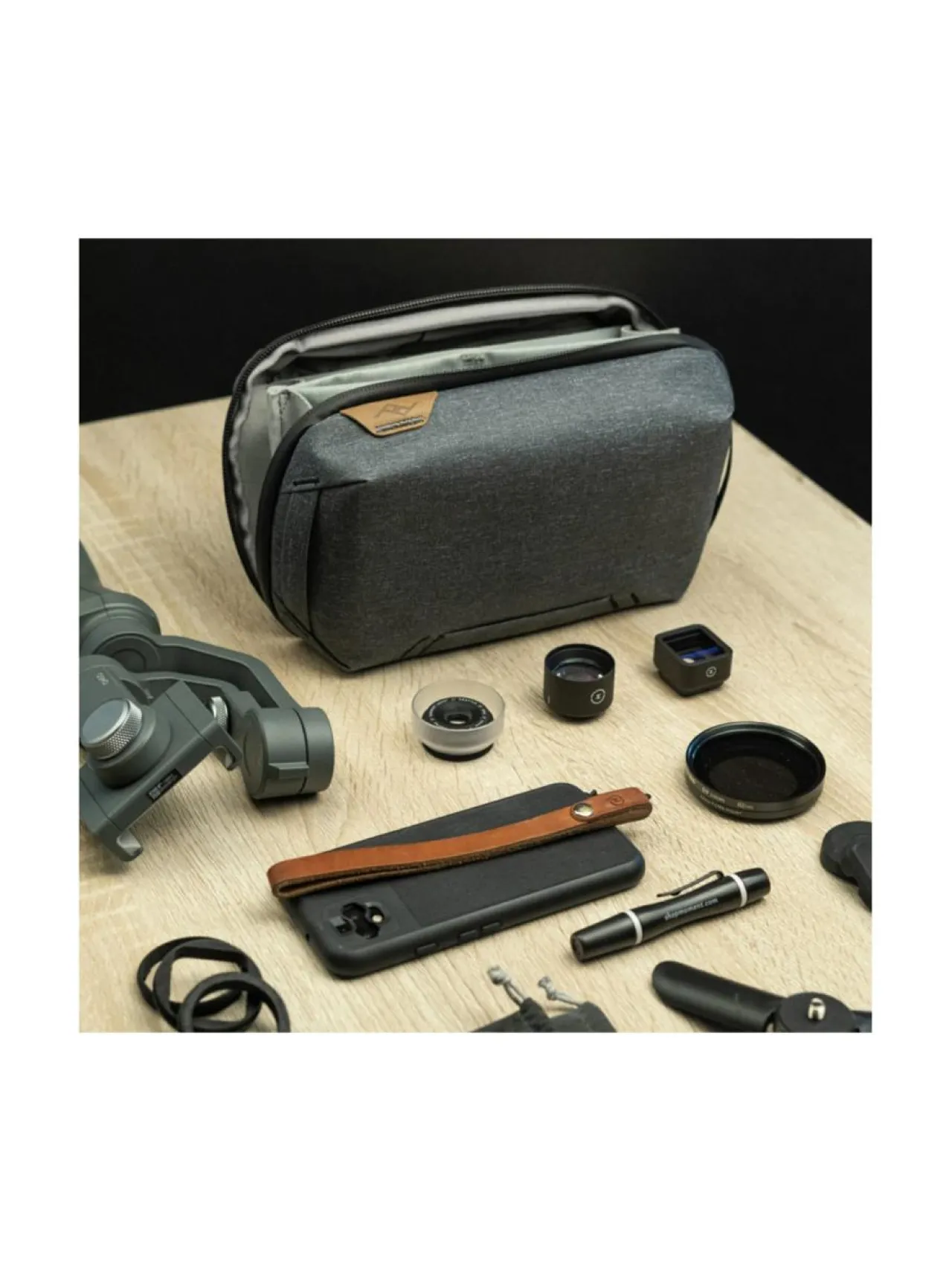 Kamerat<Peak Design Tech Pouch - Charcoal