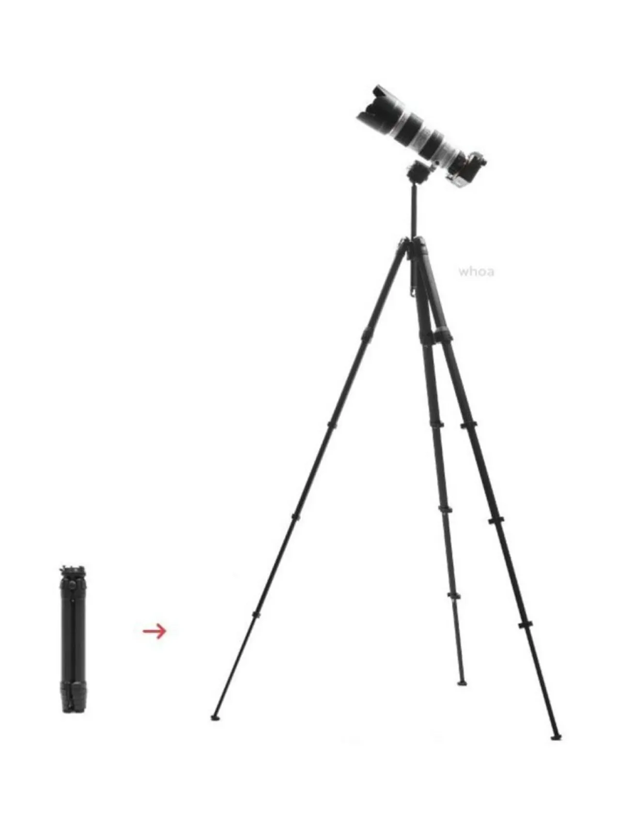 Kamerat<Peak Design Travel Tripod - alumiininen matkajalusta