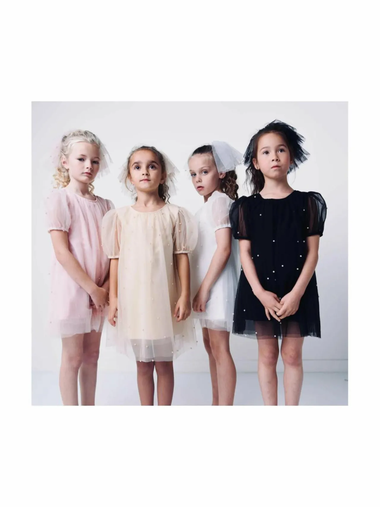 Mekot & Hameet<DOLLY by Le Petit Tom Pearl Tulle -juhlamekko 23 BALLET PINK