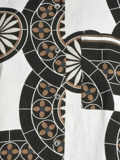 Paidat & Puserot<Marc O'Polo Pellavapusero F58 MULTI/ WHITE COTTON