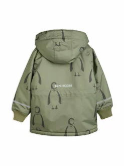 Ulkoiluvaatteet|Ulkoiluvaatteet<Mini Rodini Penguin-parkatakki GREEN