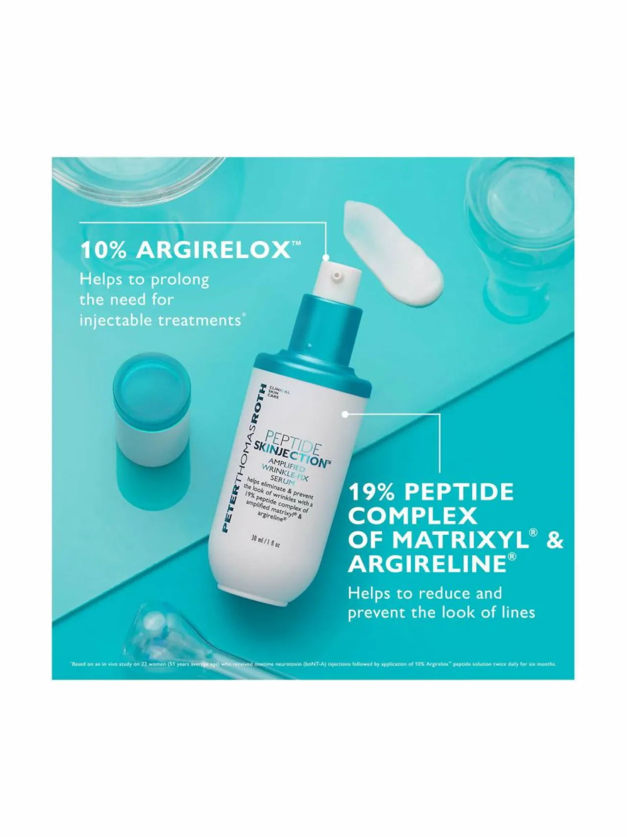Kasvojenhoito<Peter Thomas Roth Peptide Skinjection Amplified Wrinkle-Fix Serum -seerumi