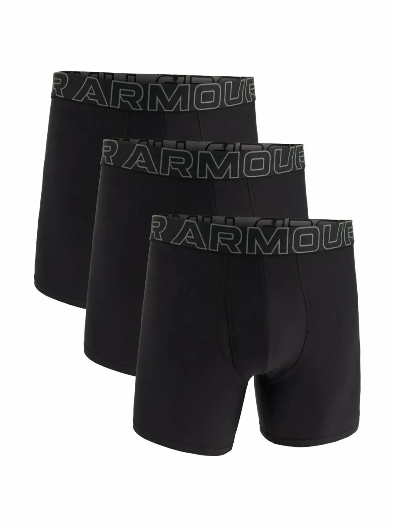 Urheilukerrastot & Alushousut|Alusasut<Under Armour Perfect Tech™ 6" -bokserit 3-pack 001 BLACK