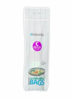 Brabantia PerfectFit C -biohajoavat roskapussit 10-20 l, 10 kpl^ Roskakorit & -Pussit