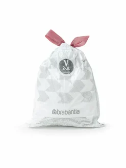 Brabantia PerfectFit V -roskapussit 3 l, 20 kpl^ Roskakorit & -Pussit