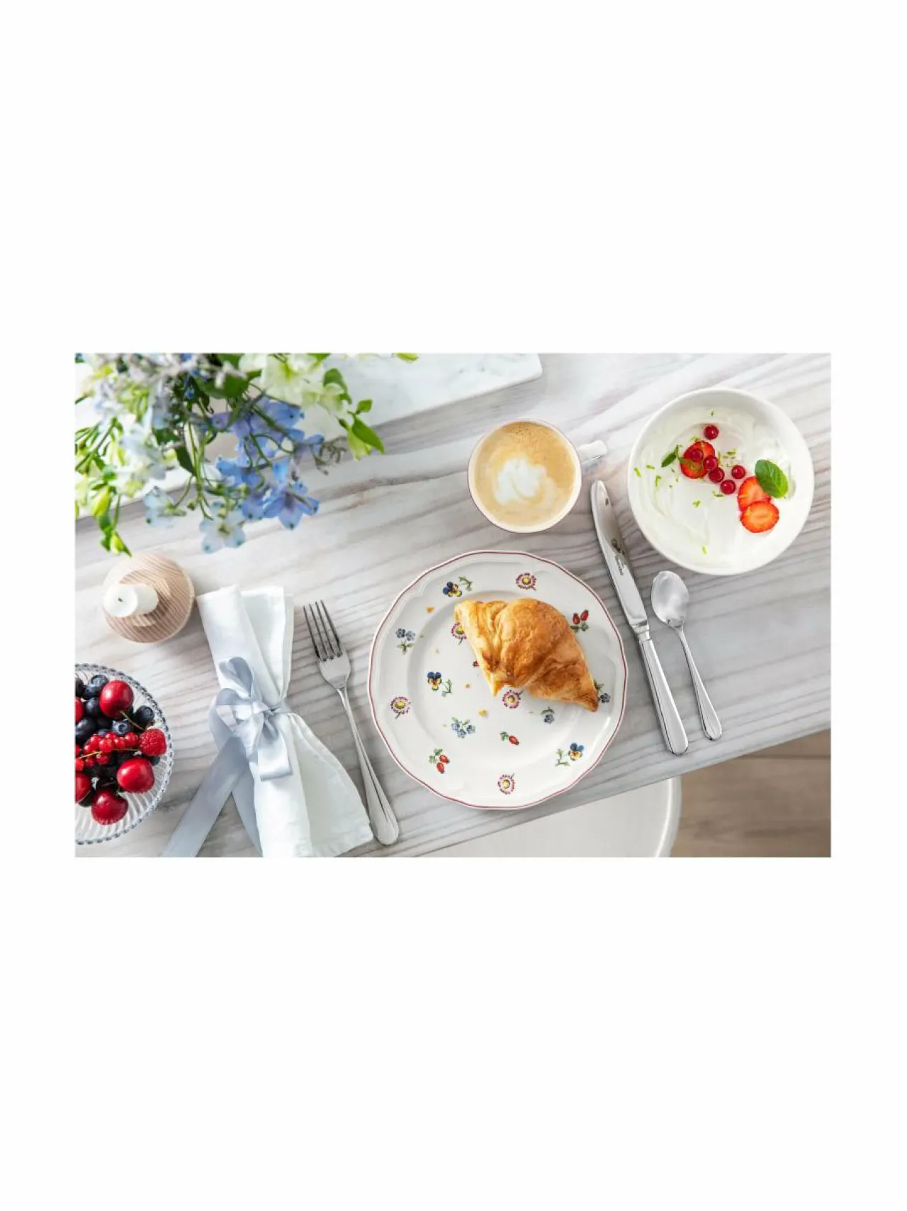 Villeroy & Boch Petite Fleur -lautanen 21 cm^ Lautaset & Kulhot