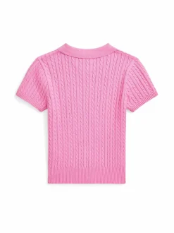 Neuleet<Polo Ralph Lauren Pikeeneule LAGUNA PINK/TILLER GREEN