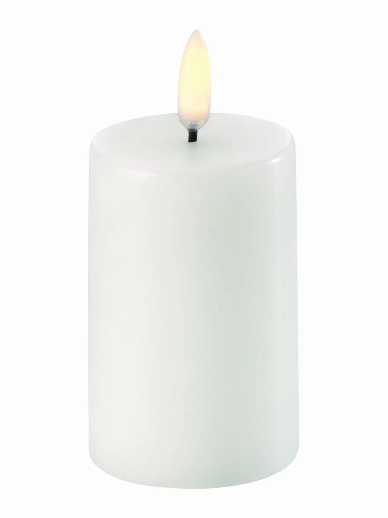 Jouluvalot<UYUNI Pillar LED -pöytäkynttilä 5 x 8 cm NORDIC WHITE