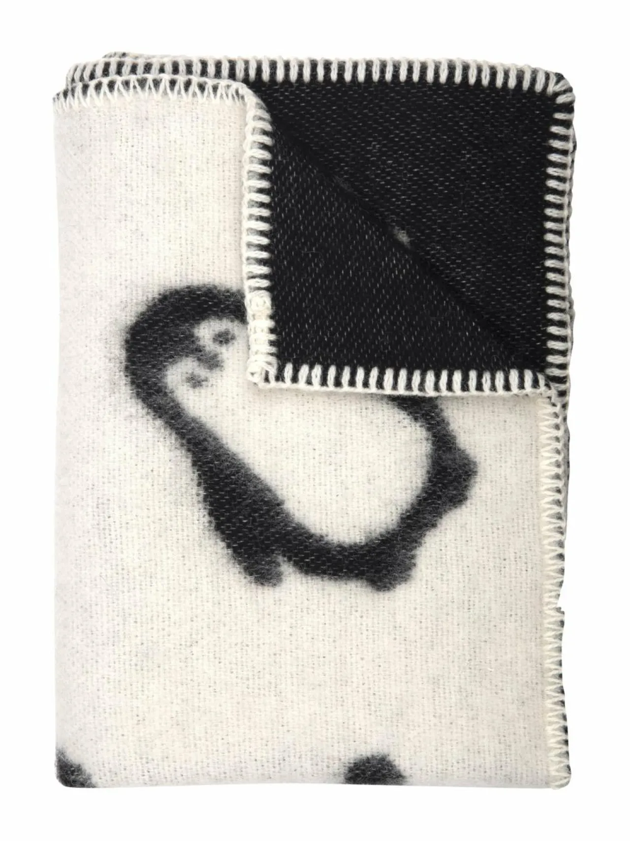 Pentik Pingviini-torkkupeitto 65 x 90 cm^ Huovat & Päiväpeitot