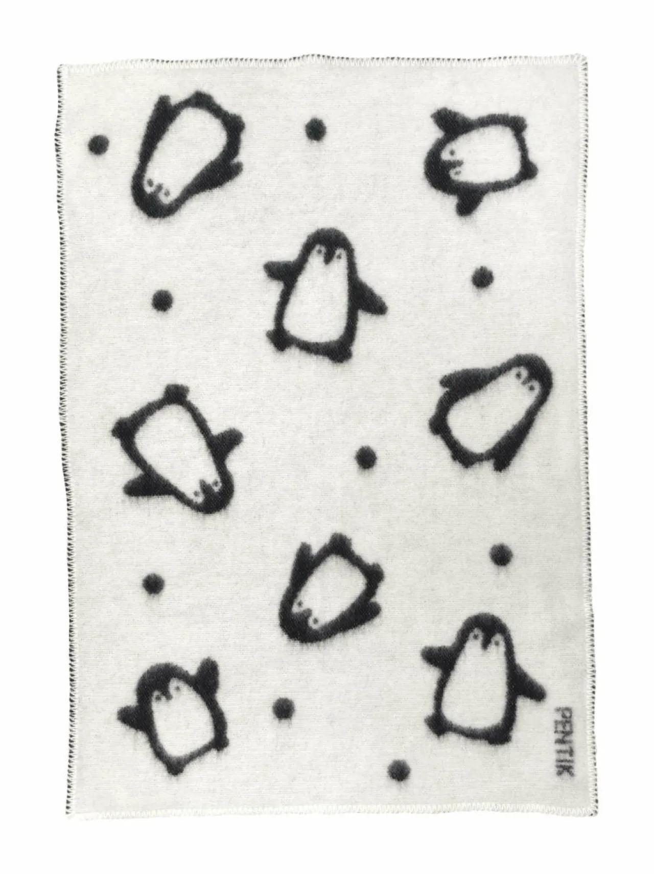 Pentik Pingviini-torkkupeitto 65 x 90 cm^ Huovat & Päiväpeitot