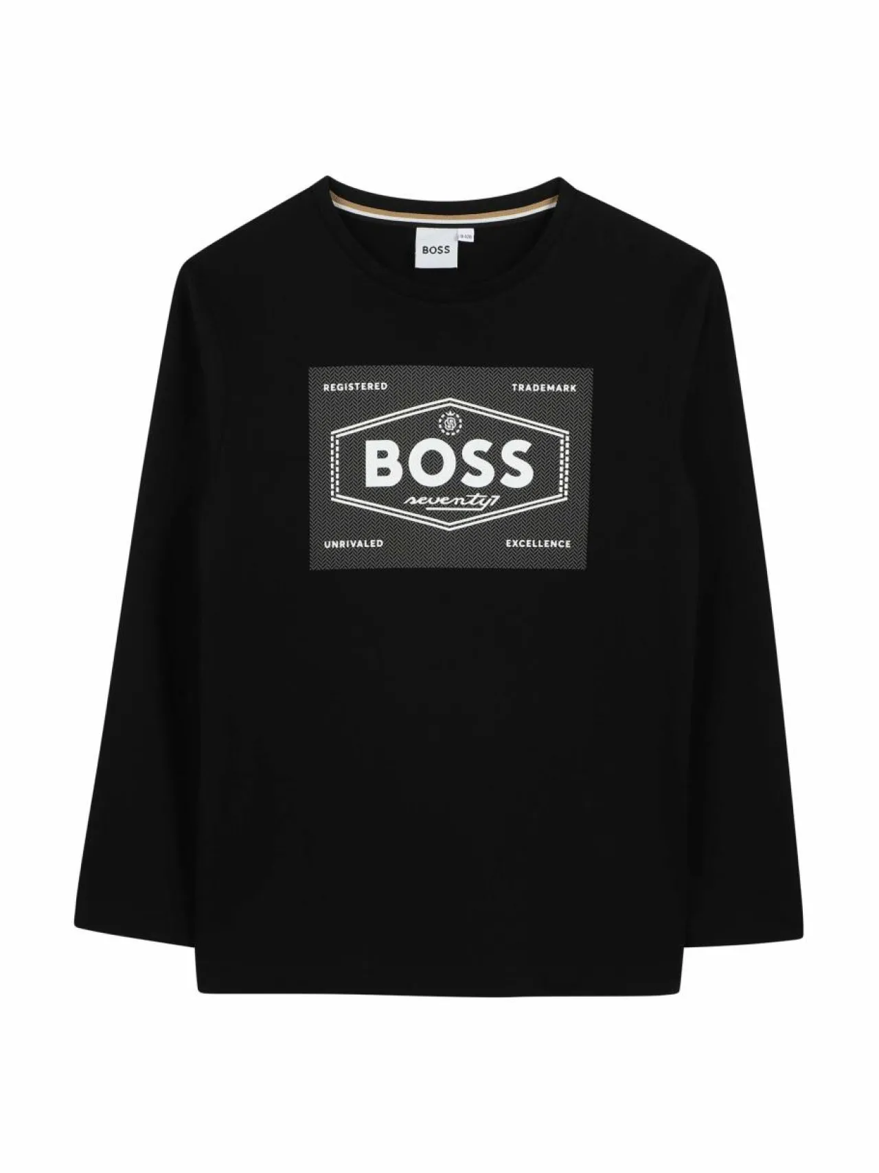 Pitkähihaiset Trikoopaidat<Hugo Boss Pitkähihainen paita 09B BLACK