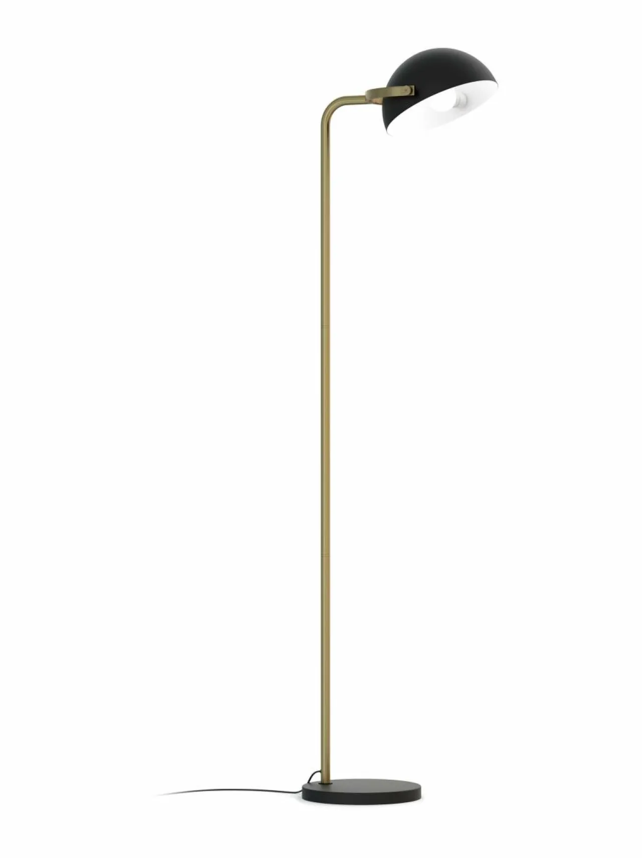 Lattiavalaisimet<Design by Grönlund Pivo-lattiavalaisin, 154 cm BLACK / BRASS