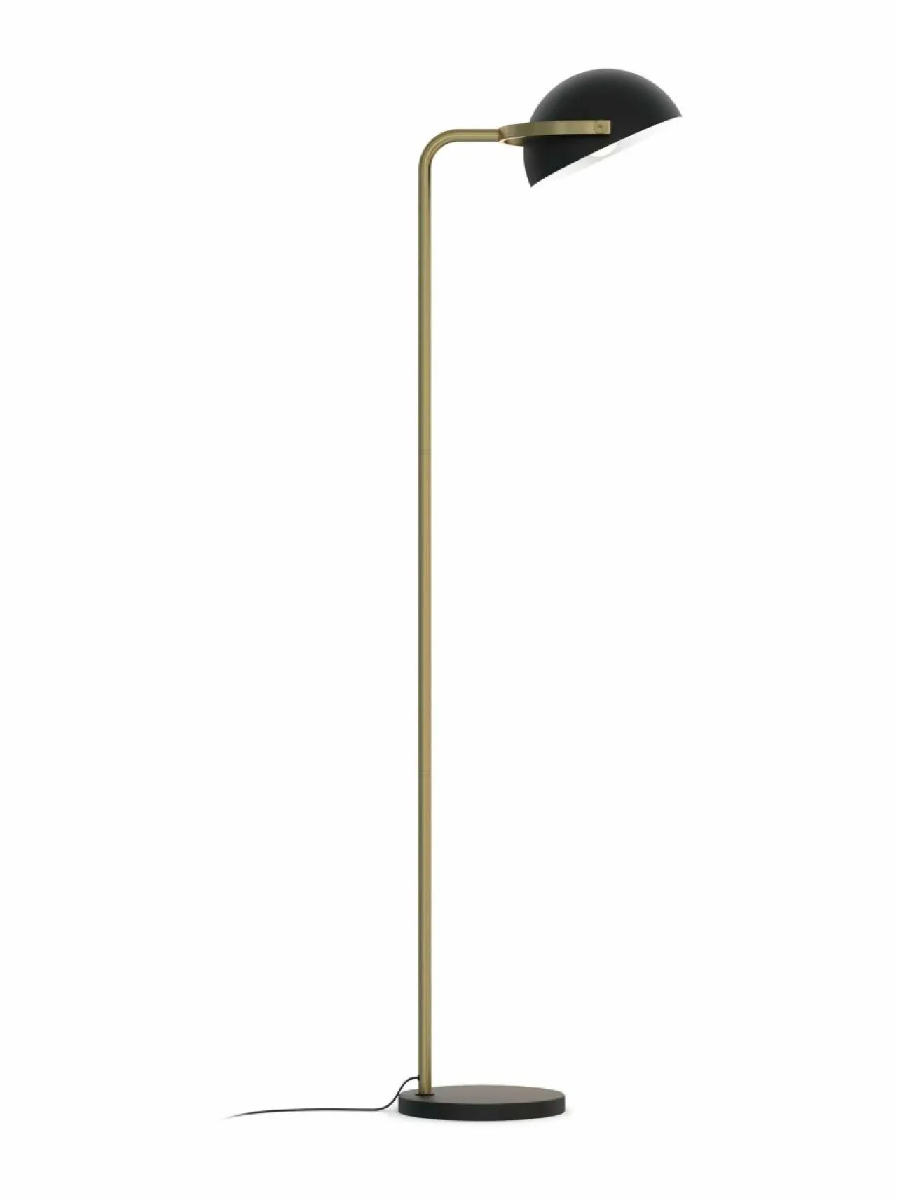 Lattiavalaisimet<Design by Grönlund Pivo-lattiavalaisin, 154 cm BLACK / BRASS