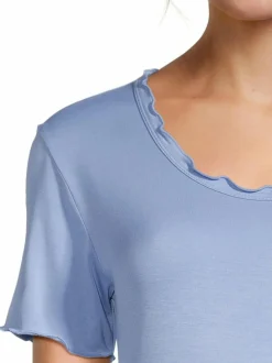 Yö- & Oloasut<Damella Plain Bamboo -yöpaita 287 BLUE