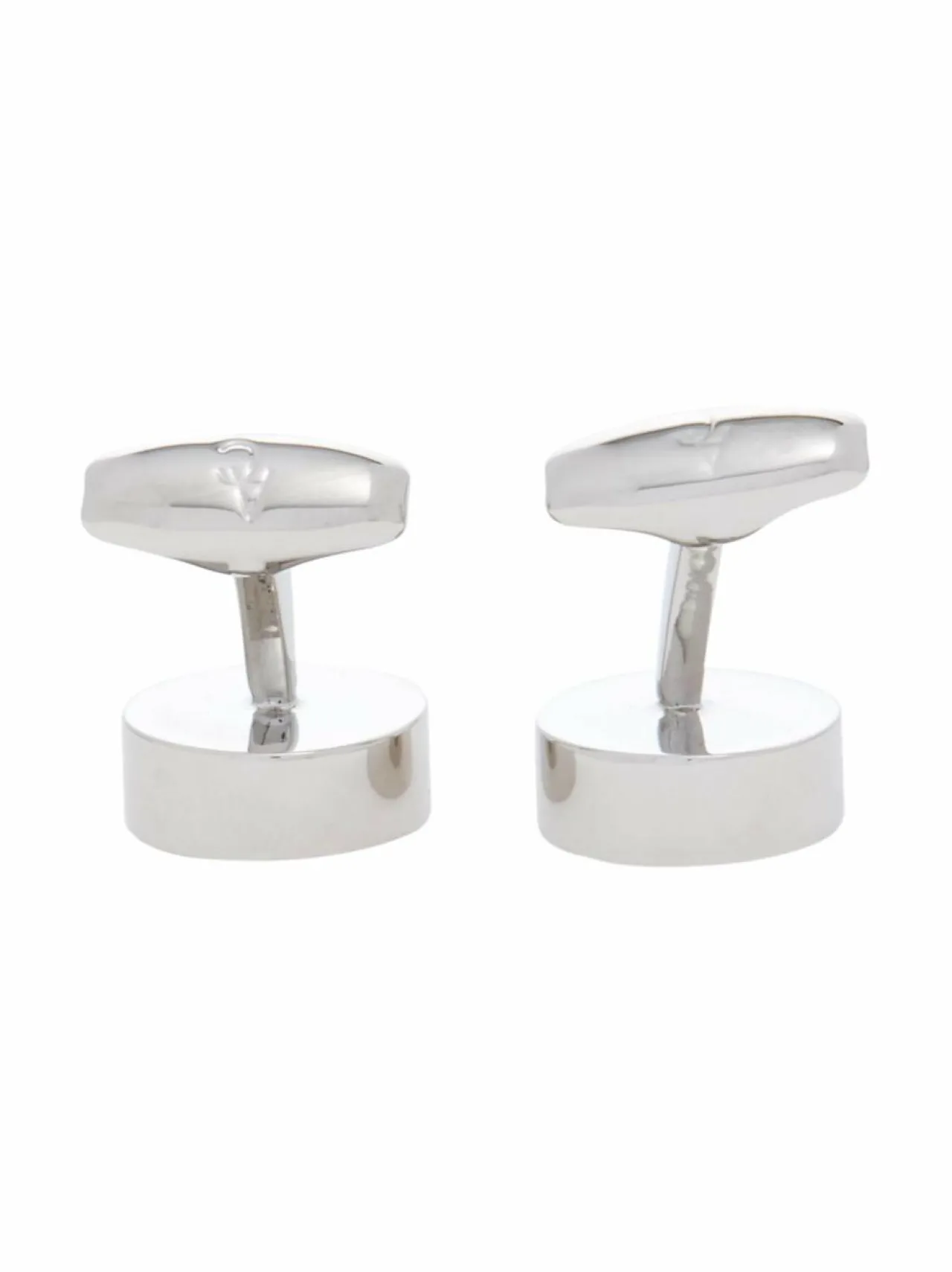 Solmiot & Asusteet<Amanda Christensen Plain Circle -kalvosinnapit SILVER
